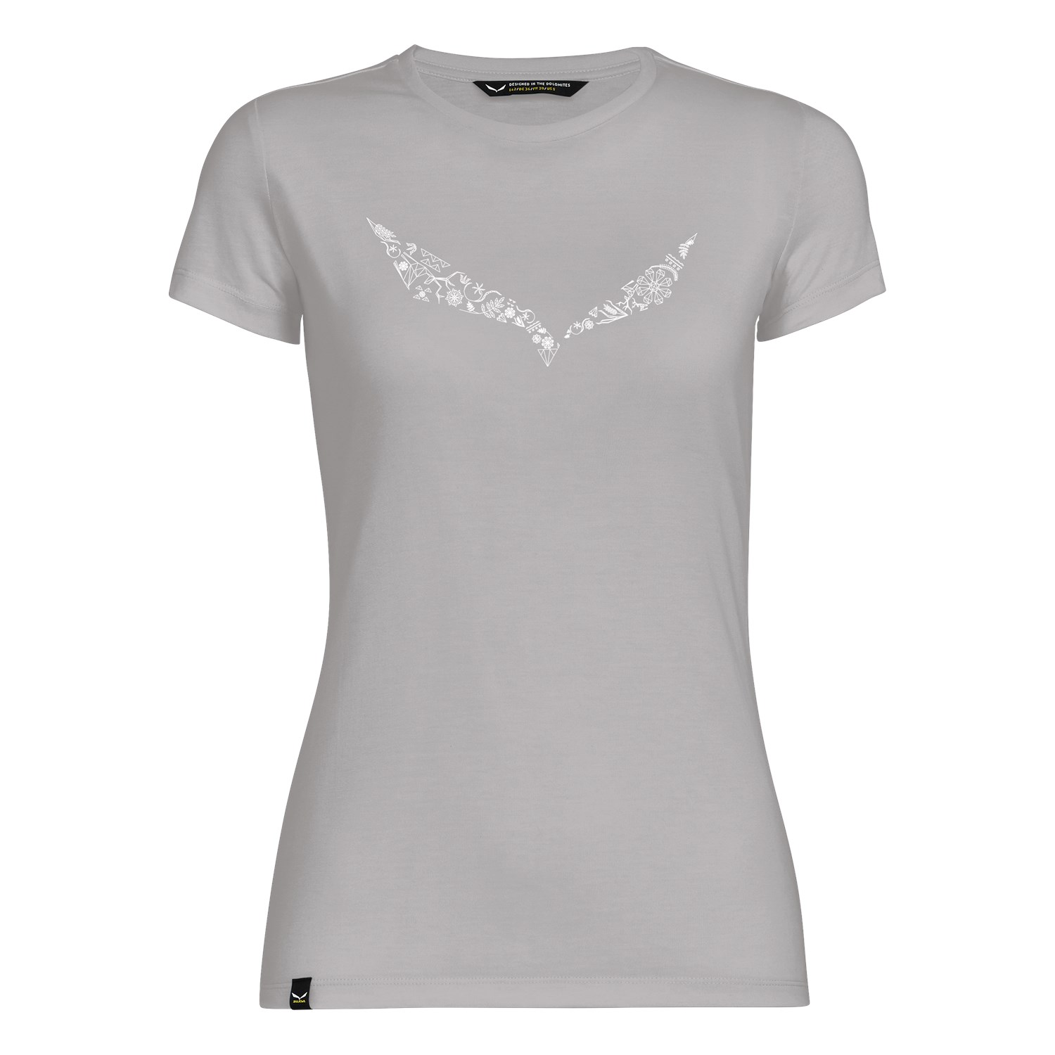 Salewa Women's Solidlogo Dri-Release® T-Shirts Grey AMQ-298315
